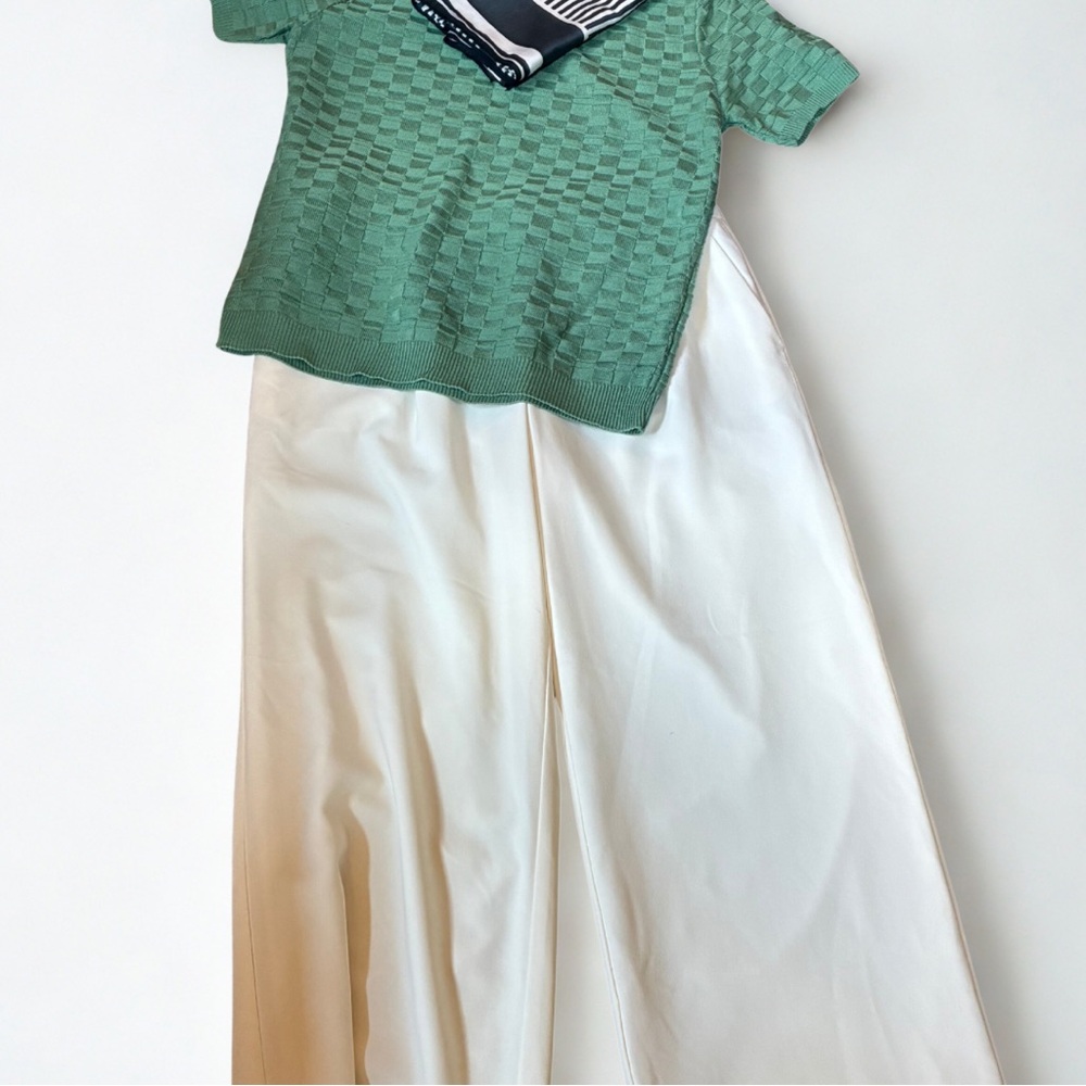 Cream Workwear Pants